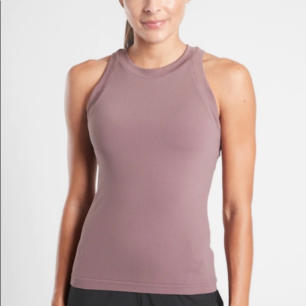 Athleta Renew ribbed racer back tank